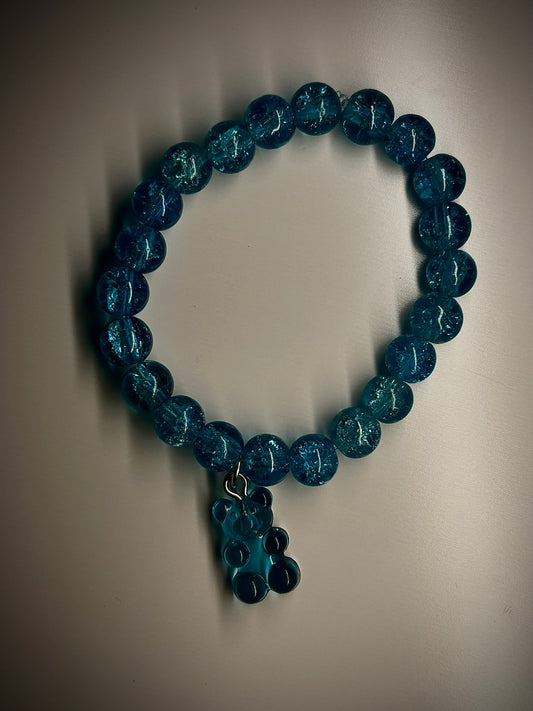 Blue Gummy Bear Bracelet