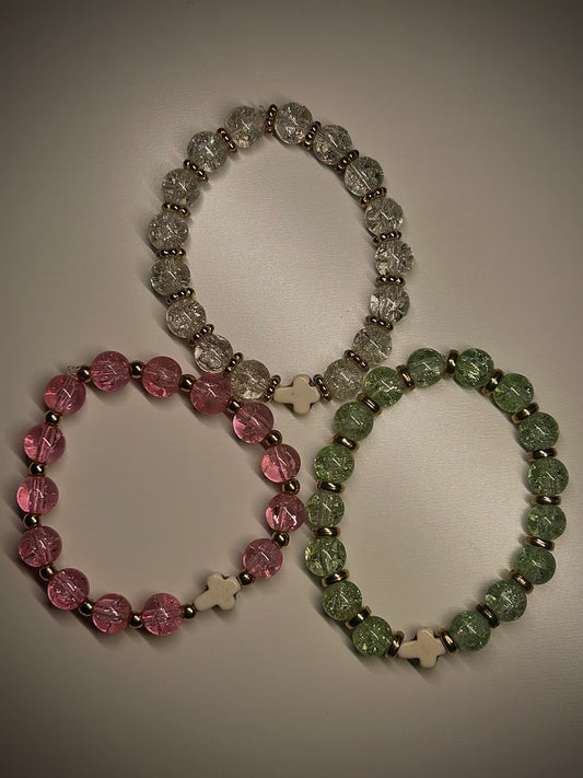 3 Pack Cross Bracelet Bundle