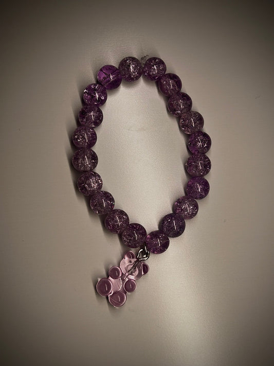 Purple Gummy Bear Bracelet